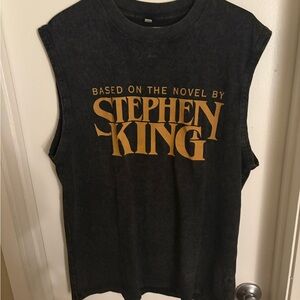 Pagewings Based On A Novel By Stephen King Unisex Washed Tank Top